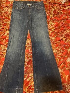 Citizens Of Humanity Dark Blue Flare Jeans